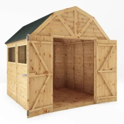 8' X 8' Mercia Shiplap Dutch Barn Shed (2.5m X 2.4m) 21 8' X 8' Mercia Shiplap Dutch Barn Shed (2.5m X 2.4m) -Zen Gardenia Sales si 001 004 0121bun 6 min 3