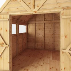8' X 8' Mercia Shiplap Dutch Barn Shed (2.5m X 2.4m) 24 8' X 8' Mercia Shiplap Dutch Barn Shed (2.5m X 2.4m) -Zen Gardenia Sales si 001 004 0121bun 9 min 3