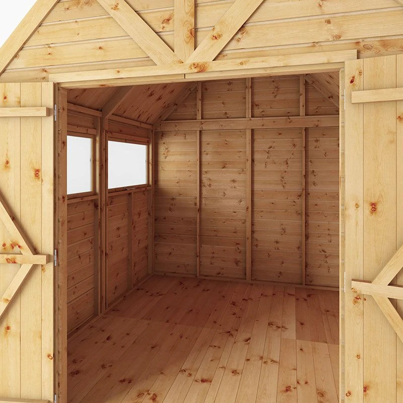 8' X 8' Mercia Shiplap Dutch Barn Shed (2.5m X 2.4m) 12 8' X 8' Mercia Shiplap Dutch Barn Shed (2.5m X 2.4m) - Image 10
