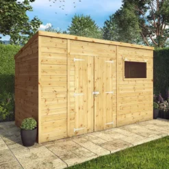 12' X 6' Mercia Shiplap Pent Shed (3.5m X 1.8m)