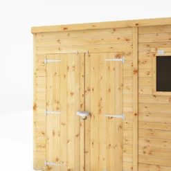 10' X 8' Mercia Shiplap Pent Shed (2.9m X 2.4m) -Zen Gardenia Sales si 001 004 0131 10x8 pent shed feature3 min