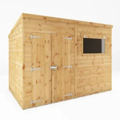10' X 8' Mercia Shiplap Pent Shed (2.9m X 2.4m) -Zen Gardenia Sales si 001 004 0131 10x8 pent shed render3 min