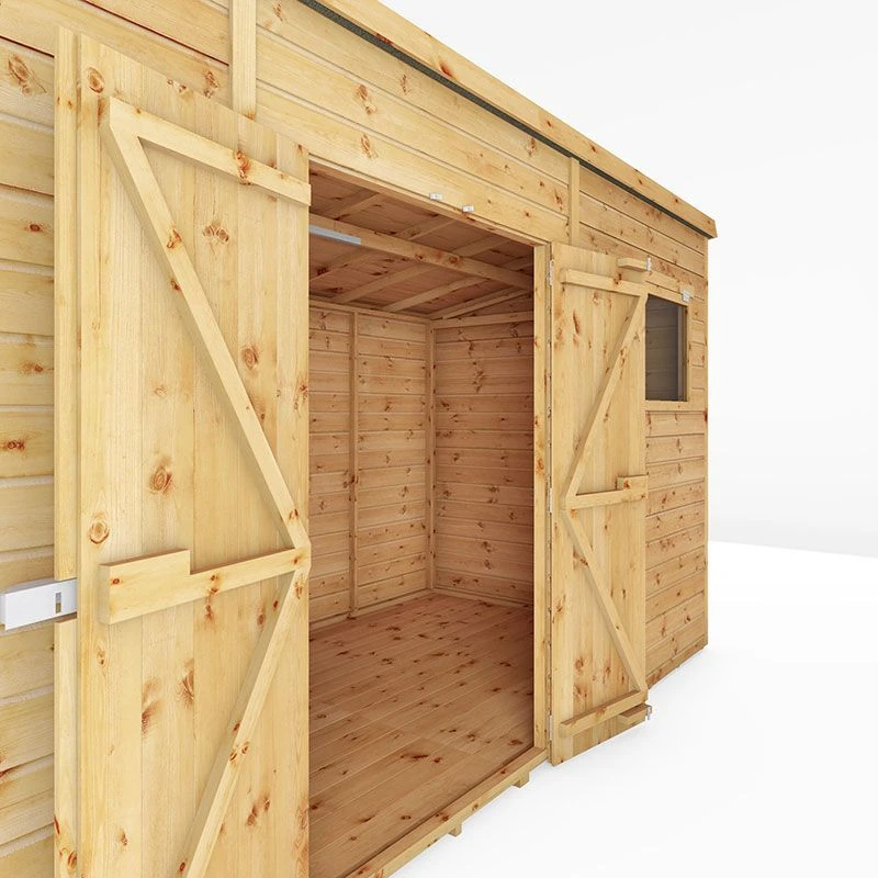 12' X 8' Mercia Shiplap Pent Shed (3.5m X 2.4m) 12 12' X 8' Mercia Shiplap Pent Shed (3.5m X 2.4m) - Image 11