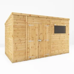 12' X 8' Mercia Shiplap Pent Shed (3.5m X 2.4m) 21 12' X 8' Mercia Shiplap Pent Shed (3.5m X 2.4m) -Zen Gardenia Sales si 001 004 0132 12x8 pent shed render3 min