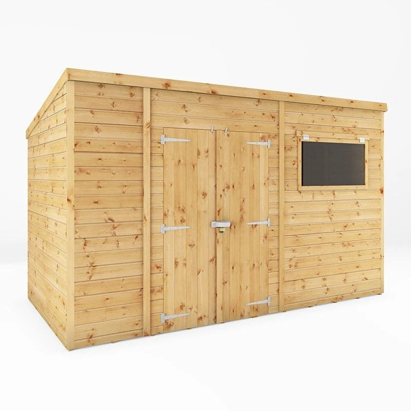 12' X 8' Mercia Shiplap Pent Shed (3.5m X 2.4m) 9 12' X 8' Mercia Shiplap Pent Shed (3.5m X 2.4m) - Image 8