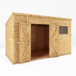 12' X 8' Mercia Shiplap Pent Shed (3.5m X 2.4m) 22 12' X 8' Mercia Shiplap Pent Shed (3.5m X 2.4m) -Zen Gardenia Sales si 001 004 0132 12x8 pent shed render4 min