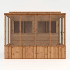 8'3 X 8'2 Mercia Wooden Combi Shed Greenhouse (2.53x2.50m) -Zen Gardenia Sales si 001 005 0001 6 min