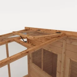 8'3 X 8'2 Mercia Wooden Combi Shed Greenhouse (2.53x2.50m) -Zen Gardenia Sales si 001 005 0001 9 min