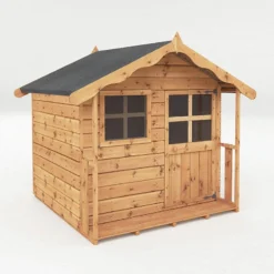 4'10 X 4 Mercia Poppy Kids Wooden Playhouse (1.47m X 1.21m) -Zen Gardenia Sales si 002 001 0022 mercia poppy kids wooden playhouse cutout3 min