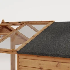8'x6' (2.4x1.8m) Mercia Shiplap Wooden Apex Greenhouse Combi Shed -Zen Gardenia Sales si 004 001 0024 8x6 mercia shiplap combi greenhouse feature2 min 1