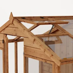 8'x6' (2.4x1.8m) Mercia Shiplap Wooden Apex Greenhouse Combi Shed -Zen Gardenia Sales si 004 001 0024 8x6 mercia shiplap combi greenhouse feature3 min 1