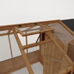 10' X 6' Mercia Shiplap Wooden Apex Greenhouse Combi Shed (3.03m X 1.97m) -Zen Gardenia Sales si 004 001 0025bun 10x6 mercia shiplap combi greenhouse feature4 min