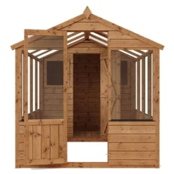 12'x6' (3.6x1.8m) Mercia Shiplap Wooden Apex Greenhouse Combi Shed -Zen Gardenia Sales si 004 001 0026 12x6 mercia shiplap combi greenhouse render4 min