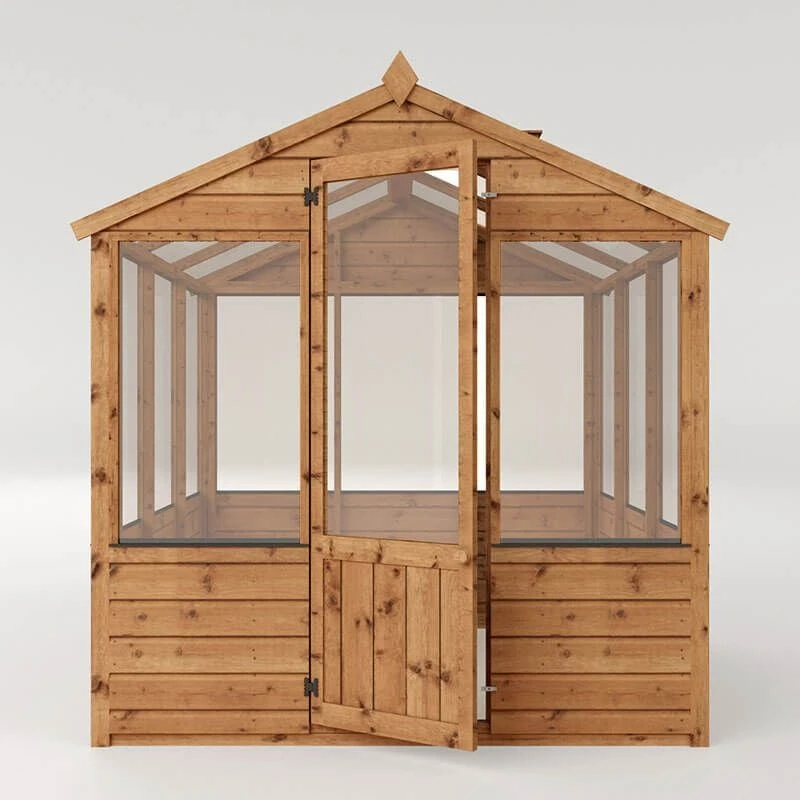 6' X 6' Mercia Shiplap Wooden Greenhouse (1.9m X 1.8m) 6 6' X 6' Mercia Shiplap Wooden Greenhouse (1.9m X 1.8m) - Image 4