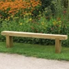 Forest Sleeper Wooden Garden Bench 6'x1' (1.8x0.2m) -Zen Gardenia Sales slbench18hd 01 1