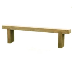 Forest Sleeper Wooden Garden Bench 6'x1' (1.8x0.2m) 9 Forest Sleeper Wooden Garden Bench 6'x1' (1.8x0.2m) -Zen Gardenia Sales slbench18hd 2