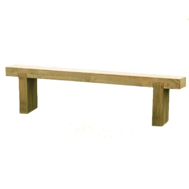 Forest Sleeper Wooden Garden Bench 6'x1' (1.8x0.2m) 6 Forest Sleeper Wooden Garden Bench 6'x1' (1.8x0.2m) - Image 4