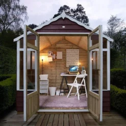 Solartech Premium Garden Building Solar Lighting & Charging Kit 2 - Suitable For Summerhouses Upto 2.5m X 2.5m (8' X 8') -Zen Gardenia Sales smfg02 premium solar lighting kit 2 no5