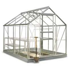 6'4 X 8'6 Halls Popular 68 Small Greenhouse (1.93 X 2.57m) -Zen Gardenia Sales so0172 03