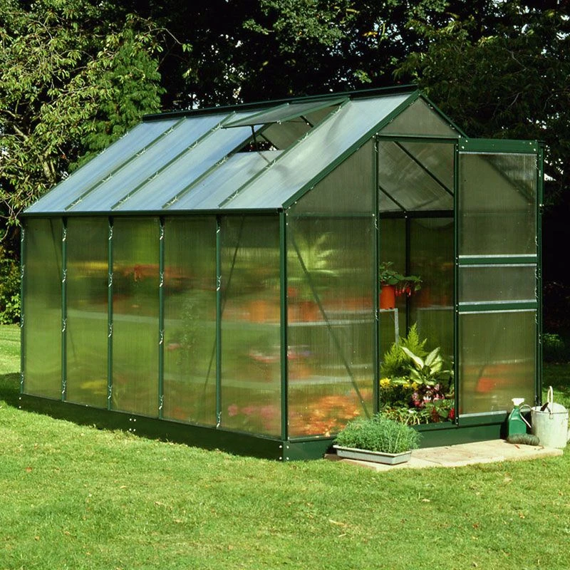 6'x10' Halls Green Frame Polycarbonate Greenhouse (1.92x3.19m) 3 6'x10' Halls Green Frame Polycarbonate Greenhouse (1.92x3.19m)