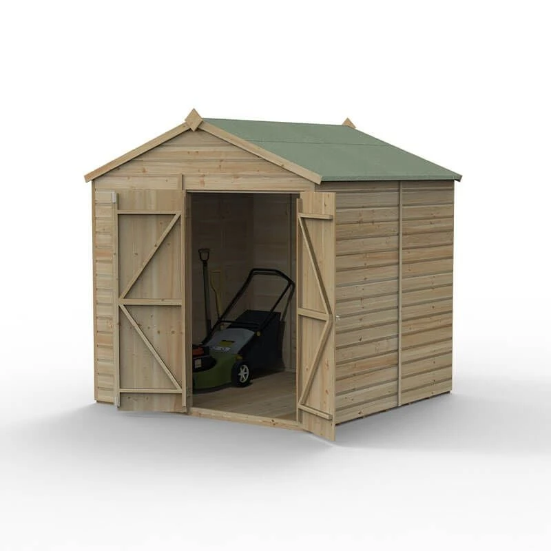 7' X 7' Forest Beckwood 25yr Guarantee Shiplap Pressure Treated Windowless Double Door Apex Wooden Shed (2.28m X 2.12m) 19 7' X 7' Forest Beckwood 25yr Guarantee Shiplap Pressure Treated Windowless Double Door Apex Wooden Shed (2.28m X 2.12m) - Image 17