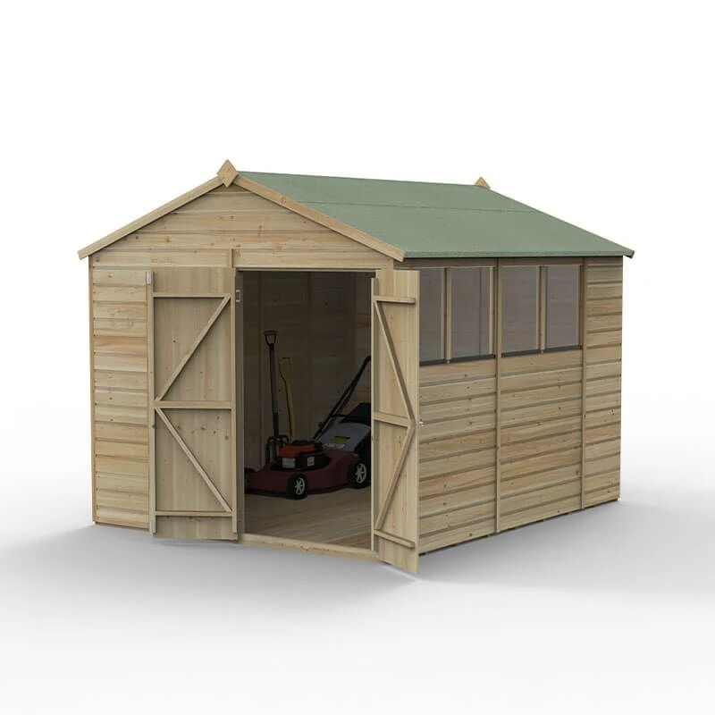 10' X 8' Forest Beckwood 25yr Guarantee Shiplap Pressure Treated Double Door Apex Wooden Shed (3.01m X 2.61m) 20 10' X 8' Forest Beckwood 25yr Guarantee Shiplap Pressure Treated Double Door Apex Wooden Shed (3.01m X 2.61m) - Image 18