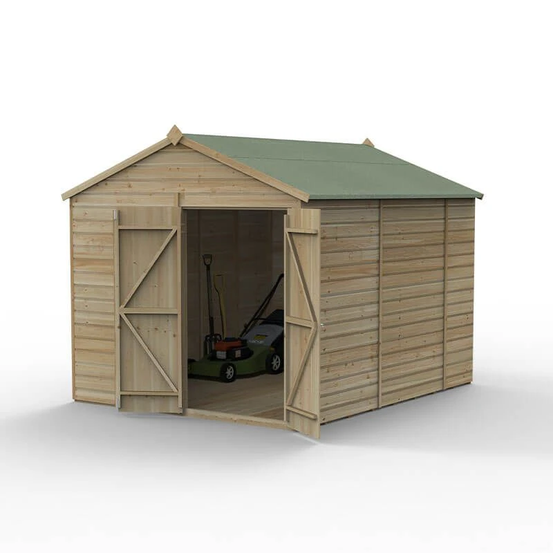 10' X 8' Forest Beckwood 25yr Guarantee Shiplap Pressure Treated Windowless Double Door Apex Wooden Shed (3.01m X 2.61m) 19 10' X 8' Forest Beckwood 25yr Guarantee Shiplap Pressure Treated Windowless Double Door Apex Wooden Shed (3.01m X 2.61m) - Image 17