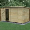 10' X 6' Forest Beckwood 25yr Guarantee Shiplap Pressure Treated Windowless Pent Wooden Shed (3.11m X 2.05m) 2 10' X 6' Forest Beckwood 25yr Guarantee Shiplap Pressure Treated Windowless Pent Wooden Shed (3.11m X 2.05m) -Zen Gardenia Sales spp106nwm insitu min 1