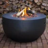 Happy Cocoon Black Bowl Gas Patio Heater -Zen Gardenia Sales srr6507z bowl black cocoon insitu2 min 1