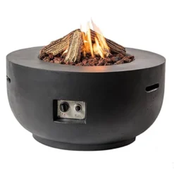 Happy Cocoon Black Bowl Gas Patio Heater -Zen Gardenia Sales srr6507z bowl black cocoon render1 min