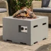 Happy Cocoon Small Grey Square Gas Patio Heater -Zen Gardenia Sales srs4001a square grey cocoon insitu1 min 1