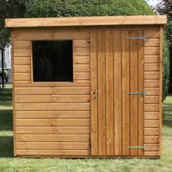6' X 4' Traditional Standard Shiplap Pent Wooden Shed (1.83m X 1.22m) 22 6' X 4' Traditional Standard Shiplap Pent Wooden Shed (1.83m X 1.22m) -Zen Gardenia Sales standard pent sheds insitu1 min 4