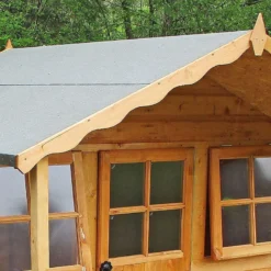 6' X 4' Shire Stork Kids Wooden Playhouse (1.69m X 1.7m) -Zen Gardenia Sales stor0604dsl 1aa close up2 min