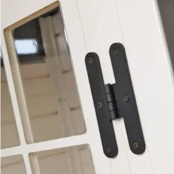 6'6 X 5'4 Shire Tuscany Evo 200 Apex Plastic Double Door Shed (2.02m X 1.62m) 17 6'6 X 5'4 Shire Tuscany Evo 200 Apex Plastic Double Door Shed (2.02m X 1.62m) -Zen Gardenia Sales tevo2002pvc 1aa 6x5 shire tuscany evo 200 hinge min