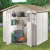 6'6 X 5'4 Shire Tuscany Evo 200 Apex Plastic Double Door Shed (2.02m X 1.62m) -Zen Gardenia Sales tevo2002pvc 1aa 6x5 shire tuscany evo 200 main min