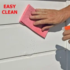 6'6 X 8' Shire Tuscany Evo 240 Apex Plastic Double Door Shed (2.02m X 2.42m) 17 6'6 X 8' Shire Tuscany Evo 240 Apex Plastic Double Door Shed (2.02m X 2.42m) -Zen Gardenia Sales tevo2404pvc 1aa 6x8 shire tuscany evo 240 walls2 min