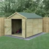 12' X 8' Forest Timberdale 25yr Guarantee Tongue & Groove Pressure Treated Windowless Double Door Apex Shed (3.65m X 2.52m) 1 12' X 8' Forest Timberdale 25yr Guarantee Tongue & Groove Pressure Treated Windowless Double Door Apex Shed (3.65m X 2.52m) -Zen Gardenia Sales tpa812ddnwm