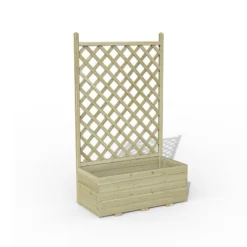 2'7 X 1'4 Forest Trellis Wooden Garden Planter (0.8m X 0.4m) -Zen Gardenia Sales tpla 2
