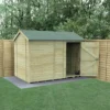 10' X 6' Forest Timberdale 25yr Guarantee Tongue & Groove Pressure Treated Windowless Reverse Apex Shed (3.06m X 1.98m) 2 10' X 6' Forest Timberdale 25yr Guarantee Tongue & Groove Pressure Treated Windowless Reverse Apex Shed (3.06m X 1.98m) -Zen Gardenia Sales tpra106nwm