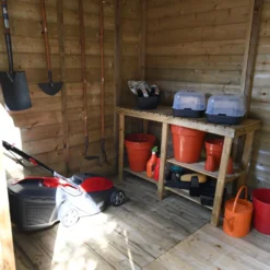 8' X 6' Forest Timberdale 25yr Guarantee Tongue & Groove Pressure Treated Reverse Apex Shed (2.47m X 1.98m) -Zen Gardenia Sales tpra86m 3