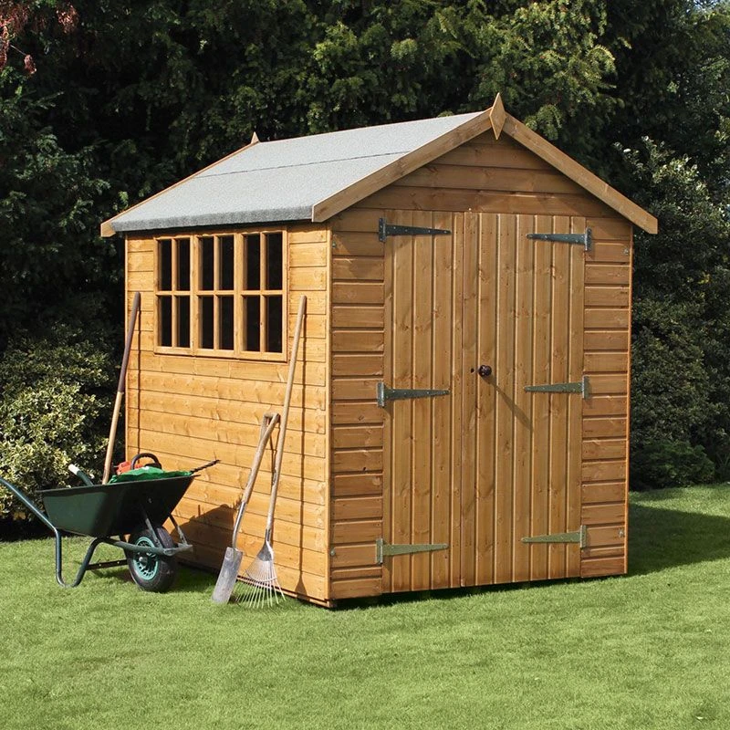 10' X 6' Traditional Heavy Duty Shiplap Apex Wooden Garden Shed (3.05m X 1.83m) 3 10' X 6' Traditional Heavy Duty Shiplap Apex Wooden Garden Shed (3.05m X 1.83m)