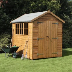 16' X 12' Traditional Heavy Duty Shiplap Apex Wooden Garden Shed (4.88m X 3.66m)