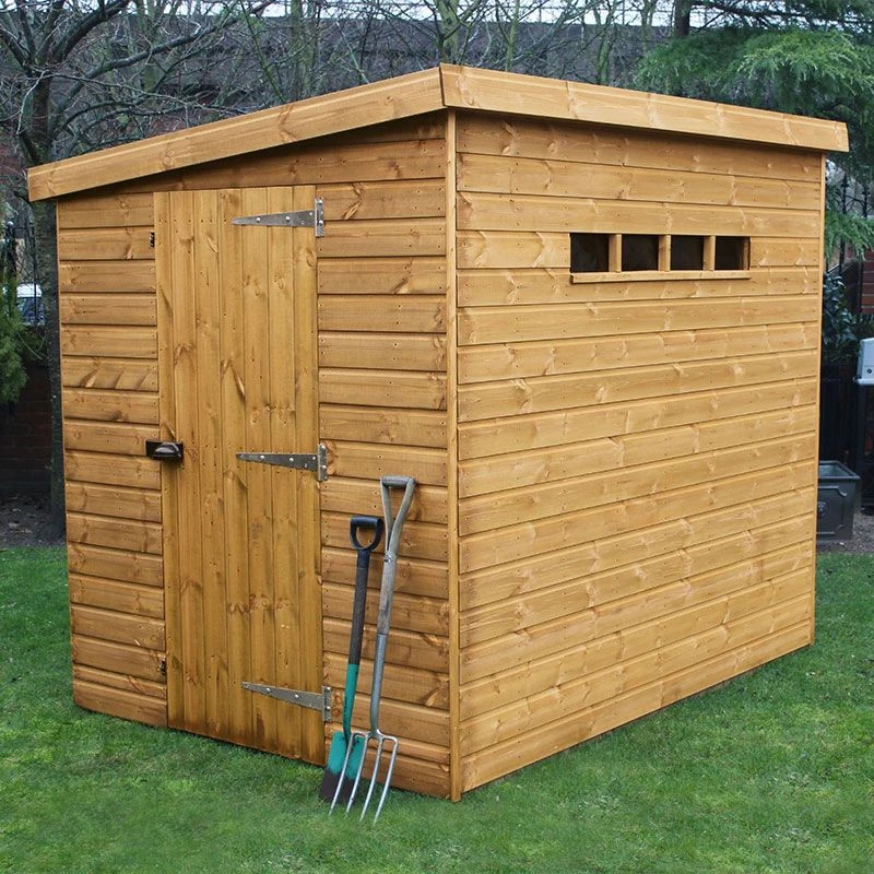 12' X 8' Traditional Shiplap Pent Security Wooden Garden Shed (3.66m X 2.44m) 3 12' X 8' Traditional Shiplap Pent Security Wooden Garden Shed (3.66m X 2.44m)