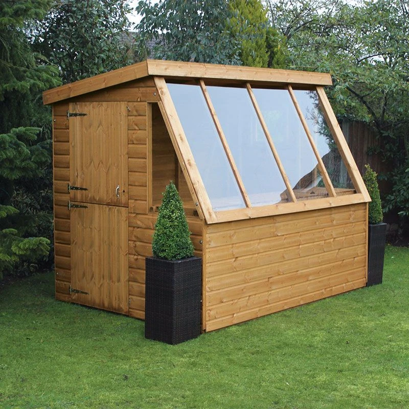 8' X 8' Traditional Shiplap Wooden Potting Garden Shed With 6' Gable (2.44m X 2.44m) 3 8' X 8' Traditional Shiplap Wooden Potting Garden Shed With 6' Gable (2.44m X 2.44m)
