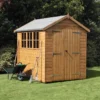 8' X 8' Traditional Heavy Duty Shiplap Apex Wooden Garden Shed (2.44m X 2.44m)