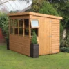 10' X 8' Traditional Shiplap Sun Pent 6' Gable Wooden Garden Shed (3.05m X 2.44m) 1 10' X 8' Traditional Shiplap Sun Pent 6' Gable Wooden Garden Shed (3.05m X 2.44m) -Zen Gardenia Sales tra88sun 01 min 6