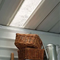 10' X 13' Yardmaster Metal Shed (3.03m X 3.96m) 25 10' X 13' Yardmaster Metal Shed (3.03m X 3.96m) -Zen Gardenia Sales translucent panels 1 4 1 1