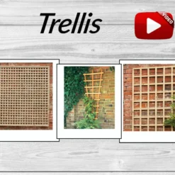 Forest 6' X 4' Premium Framed Decorative Square Garden Trellis (1.8m X 1.2m) 9 Forest 6' X 4' Premium Framed Decorative Square Garden Trellis (1.8m X 1.2m) -Zen Gardenia Sales trellis 1 2