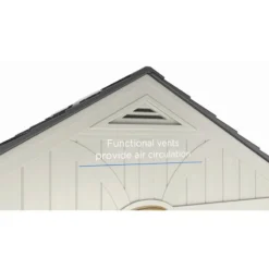 8' X 10' Suncast New Tremont Three Apex Roof Plastic Garden Storage Shed (2.43m X 3.11m) -Zen Gardenia Sales tremont air vent 2