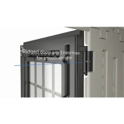 8' X 10' Suncast New Tremont Three Apex Roof Plastic Garden Storage Shed (2.43m X 3.11m) -Zen Gardenia Sales tremont door hinges 2